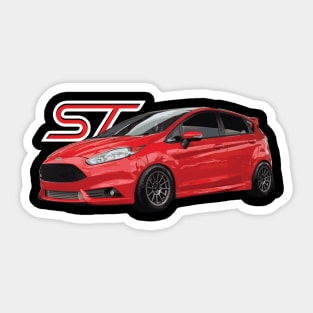 Fiesta ST ST180 Mk7 Race Red Hot hatch Sticker